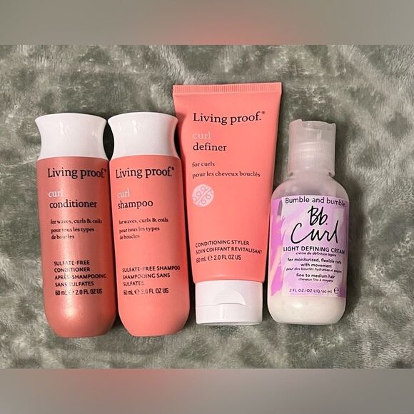 Bumble and bumble Other - (Barely Used) Beauty Bundle; Travel Size Living Proof and Bumble and Bumble Curl